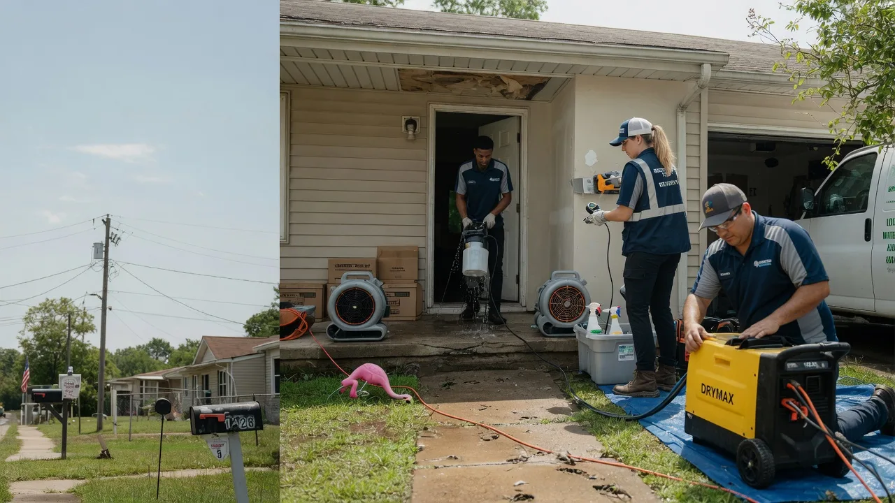 Storm Damage Water Removal in Huntsville, OH near me